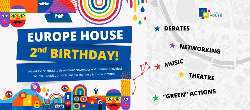 Europe House 2nd birthday during month of November